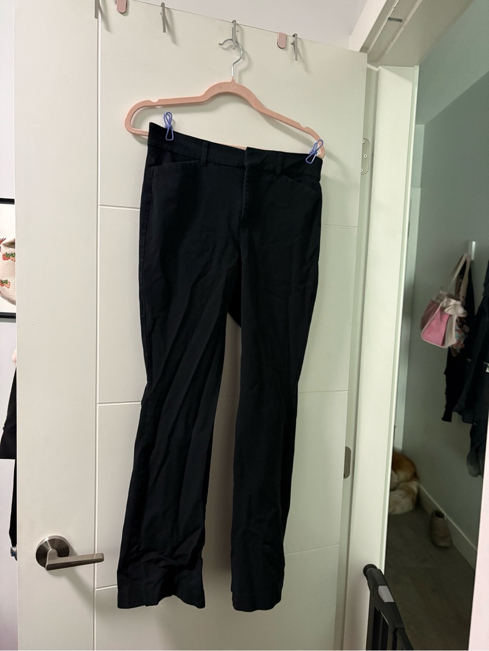 (2 FOR $25) ⭐️ Old Navy Black Boot-Cut Dress Pants - Picture 3 of 8